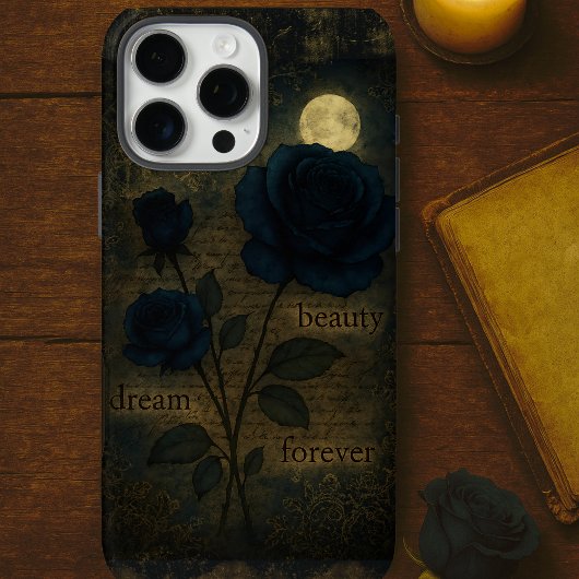 ミッドナイト開花ゴシックバラヴィンテージ Case-Mate iPhoneケース