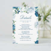 ミッドナイト開花スウォー結婚ターカラーズ詳細カード 招待状 (スタンド正面)