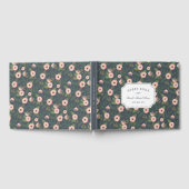 ミッドナイト開花ブライダルシャワー ゲストブック (全面)