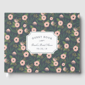 ミッドナイト開花ブライダルシャワー ゲストブック (正面)