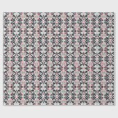 ミッドナイト開花ヴァレンティーンズデイラッピング紙 ラッピングペーパー (フラット)