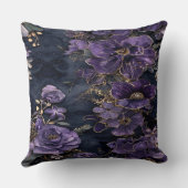 ミッドナイト開花装飾用クッション クッション (裏面)