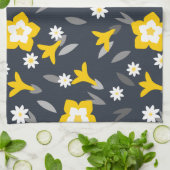 ミッドナイト開花 キッチンタオル (折り畳み)