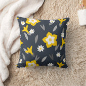 ミッドナイト開花 クッション (ブランケット)