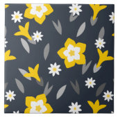 ミッドナイト開花 タイル (正面)