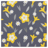 ミッドナイト開花 ファブリック (クローズアップ)