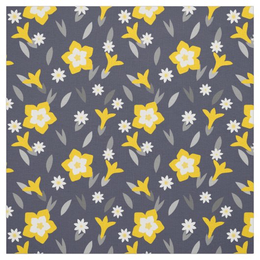 ミッドナイト開花 ファブリック (見本)