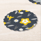 ミッドナイト開花 ペーパーコースター (アングル)