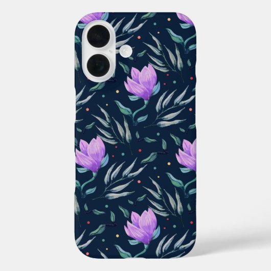 ミッドナイト開花 Case-Mate iPhoneケース (裏面)