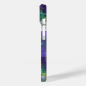 ミッドナイト開花iPhone 14ケース – フローラ抽象芸術 Case-Mate iPhoneケース (裏面 / 左)