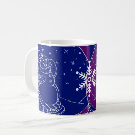 ミッドナイト雪だるま コーヒーマグカップ