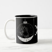 ミッドナイト雪だるま ツートーンマグカップ (左)