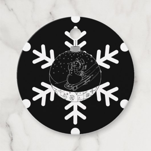 ミッドナイト雪だるま フェイバータグ (正面)