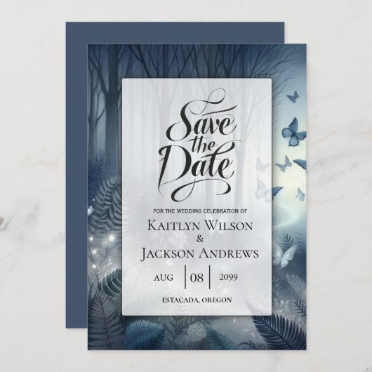 ミッドナイト魔法とムーンライトウイング結婚ズ セーブザデート (正面/裏面)