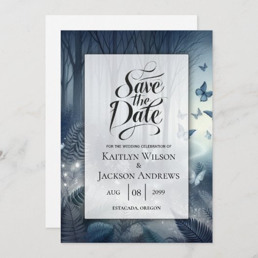 ミッドナイト魔法とムーンライトウイング結婚ズ セーブザデート (正面/裏面)