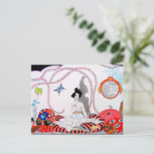 ミッドナイト！またはファッショナブルなアパート ポストカード (スタンド正面)