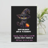 ミッドナイト ウィッチィ ブラックキャット 招待状 (スタンド正面)