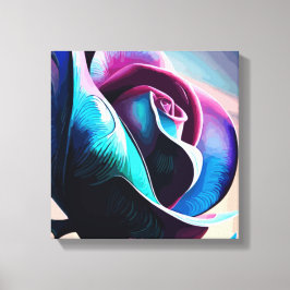 ミッドナイト・エンジェシー:ブラック・バラの暗い美しい キャンバスプリント