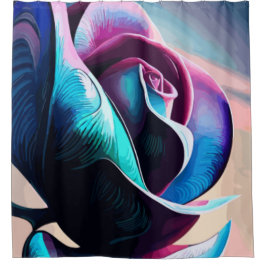 ミッドナイト・エンジェシー:ブラック・バラの暗い美しい シャワーカーテン