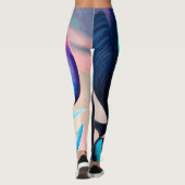 ミッドナイト・エンジェシー：ブラック・バラの暗い美しい レギンス (裏面)