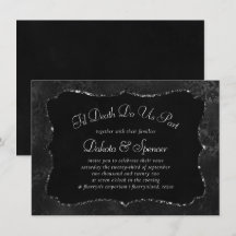 ミッドナイト オニックス ロマンス | ブラック サテン グルンジ ダマスク