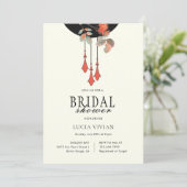 ミッドナイト オータム ブライダル シャワー 招待状 (スタンド正面)