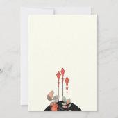 ミッドナイト オータム ブライダル シャワー 招待状 (裏面)