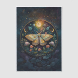 ミッドナイト・ゴッサマー・ウィングス、蛾&月 薄葉紙