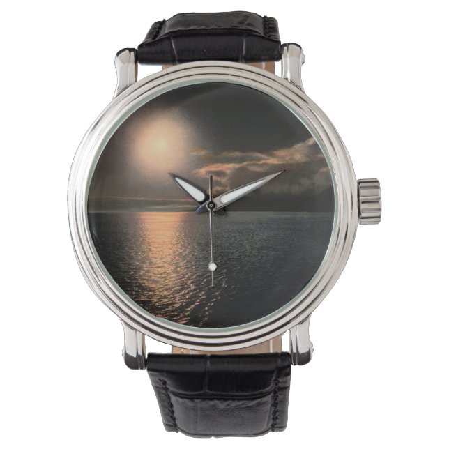 ミッドナイト・サン 腕時計 (正面)