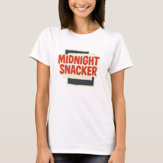 ミッドナイト・スナッカー・レトロブロックTシャツ（女性用） Tシャツ