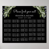 ミッドナイト・スプリング – アルファベット順の座席表 ポスター (正面)