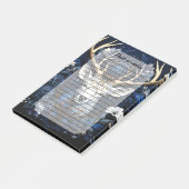 ミッドナイト セレスチアル フローラル ゴシック シカ ポストイット (アングル)