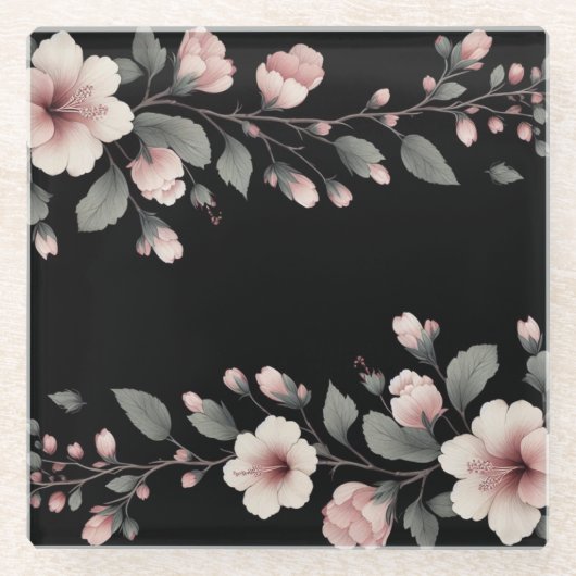 ミッドナイト・トロピクス ガラスコースター (正面)