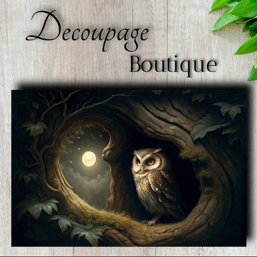 ミッドナイト・ドリーマー・デコパージュ 薄葉紙