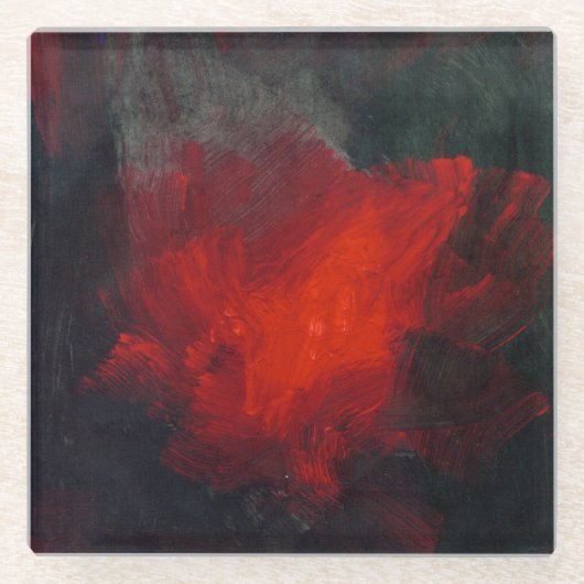 ミッドナイト・ファイア・コースター ガラスコースター (正面)