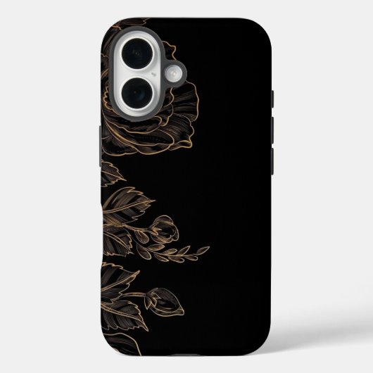 ミッドナイト・ブルーム・エレガンス Case-Mate iPhoneケース (裏面)