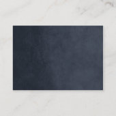 ミッドナイト・ブルー・ストリングラ結婚イトの護衛カード プレイスカード (裏面)