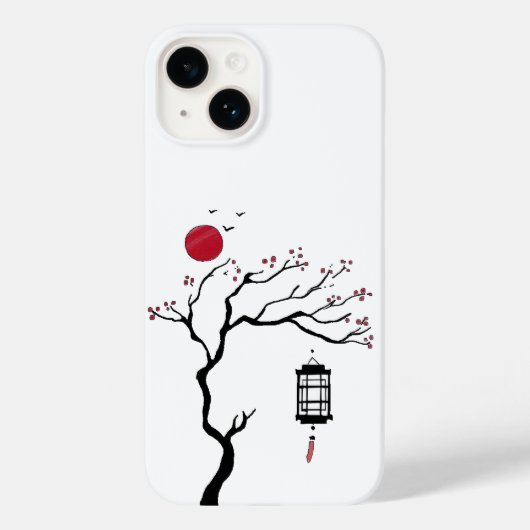 "ミッドナイト・ブロッサム" Case-Mate iPhoneケース (裏面)