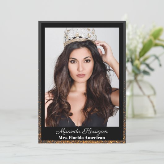 ミッドナイト・ブロンズ・ページェントのサイン・カード 招待状 (スタンド正面)