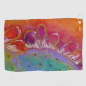 「ミッドナイト・プリックリーナシ」ゴルフタオル ゴルフタオル (横)