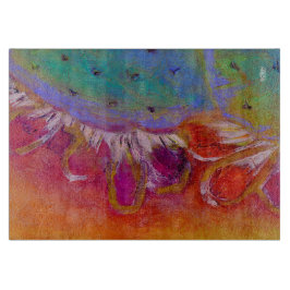 "ミッドナイト・プリックリー梨" 8x11カッティングボード カッティングボード