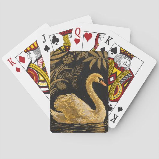 ミッドナイト・ポッドの黄金白鳥 トランプ (裏面)
