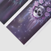 ミッドナイト・マカベ素晴らしル、プラムのゴシックスカル 薄葉紙 (詳細)