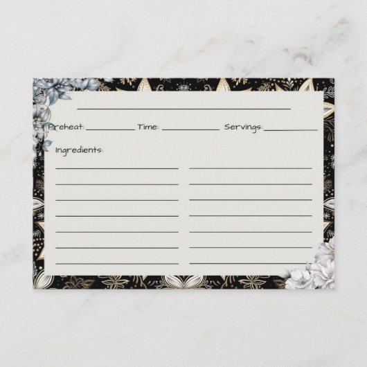 ミッドナイト・マジェスティのレシピカード エンクロージャーカード (正面)