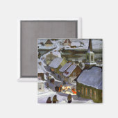 ミッドナイト・マス絵画ズ・バイ・クラレンス・ガニョン マグネット (正面/裏面)