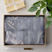 ミッドナイト・ムーン、フクロウ、フェザー・デクページ 薄葉紙 (ギフト)