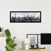 ミッドニューヨークのスカイライン写真1931 ポスター (ホームオフィス)