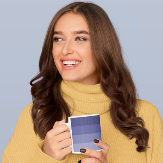 ミッドニ威厳のあるーンブルーコーヒーマグ コーヒーマグカップ