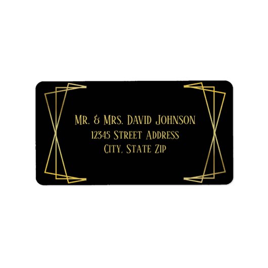 ミッドブモダンラックデザイン-住所 シール (正面)