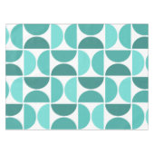 ミッドミニマルセンチュリーボウルターコイズ テーブルクロス (正面(横))